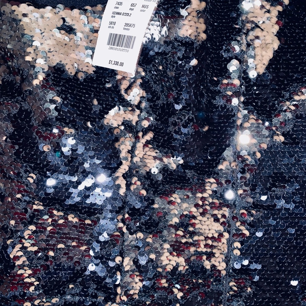 Safiyaa Icenna Glamorous One-Shoulder Sequin Dress - Picture 2 of 9